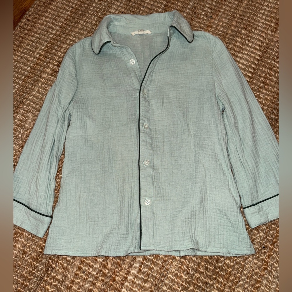 The Sunday Collective gauzy buttondown